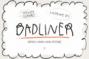 Badliner – Crayon Font, a Handwritten Font by Ivan Rosenberg (Thumbnail 1 of 12)