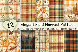 Elegant Plaid Harvest Pattern