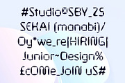 CS Belika Drawn, a Sans Serif Font by Craft Supply Co. (Thumbnail 4 of 8)