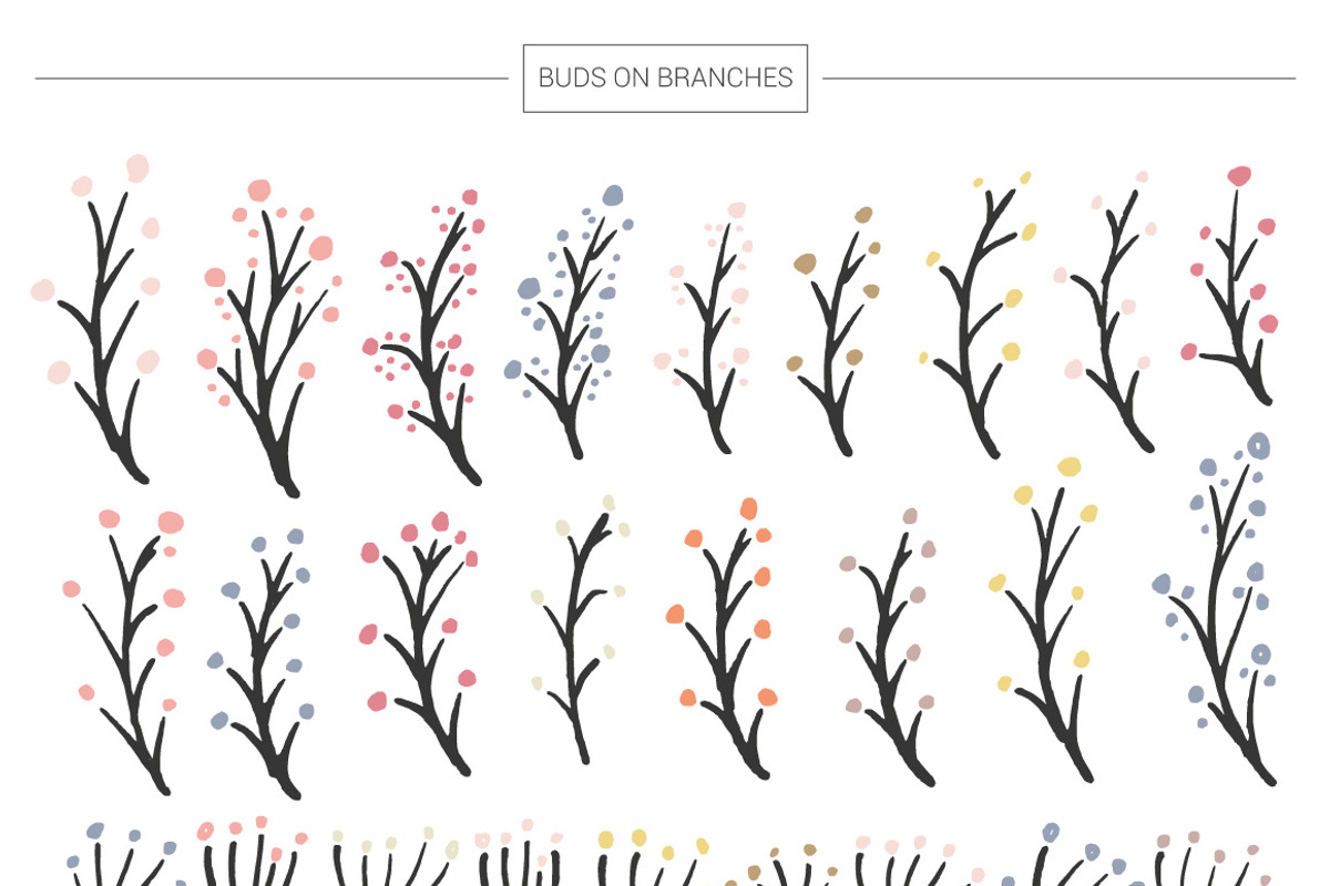 Floral bundle: 1267 elements, an Illustration by Favete Art (Photo 8 of 14)