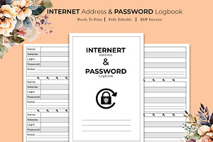 Password Logbook Kdp Interior