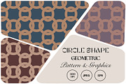 Circle Shape Geometric Pattern, a Pattern Graphic by StudioGlouna (Thumbnail 1 of 7)