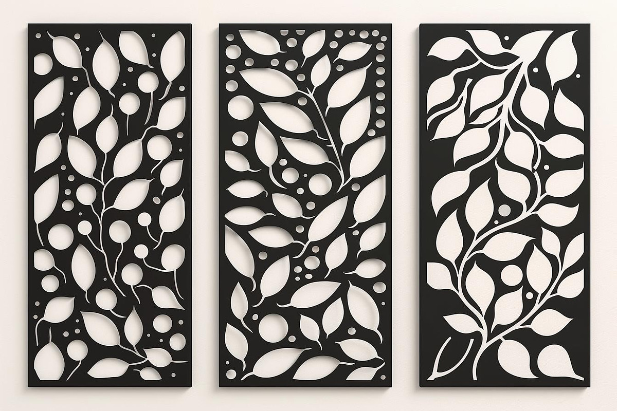 Wall panel laser cut design vector, an Illustration by Amazin_art (Photo 6 of 10)