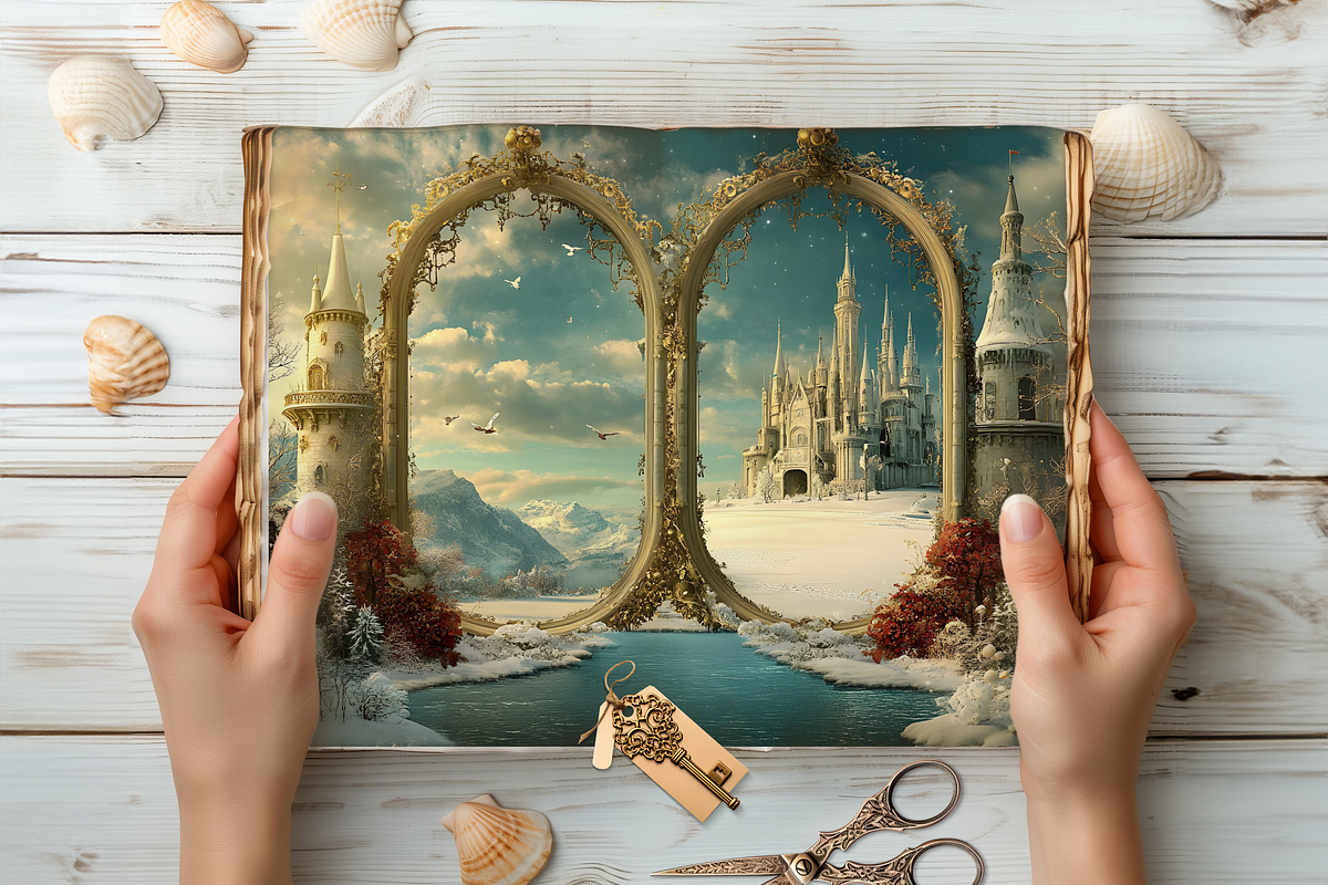 SURREAL VALENTINE JUNK JOURNAL KIT, a Seasonal Illustration by Daring Digies (Photo 7 of 7)