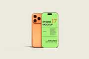 iPhone 17 Pro Mockup, an iPhone Mockup by Graphicbars (Thumbnail 2 of 12)