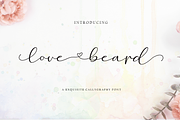 love biard, a Script Font by mightype (Thumbnail 1 of 6)