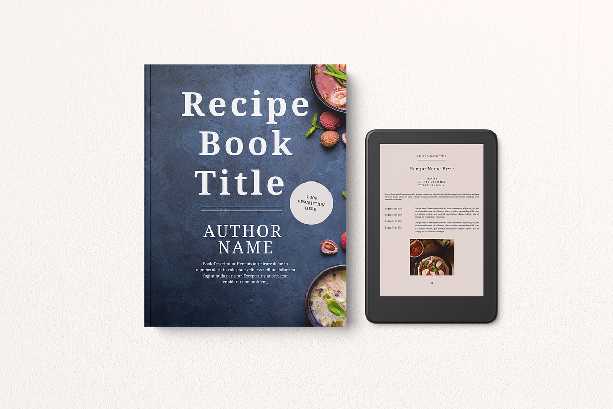 C R A V I N G | Recipe Book Canva Template preview 2