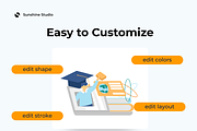 Education Illustration Pack, an UI Kit Template by Suntype | Sunshine Std (Thumbnail 2 of 9)