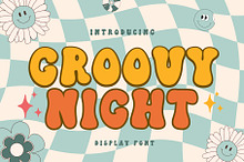 Groovy Night is a cool groovy font
