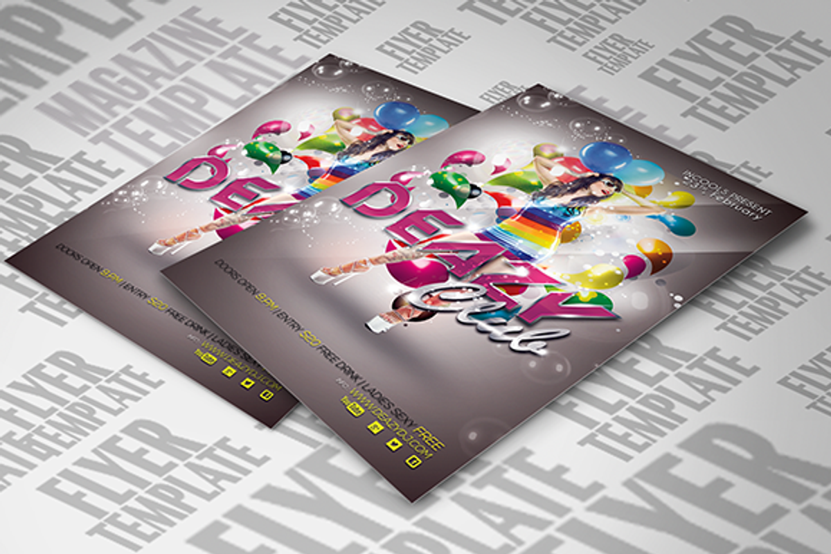 Deazy Club Flyer Template, a Flyer Template by temphall (Photo 1 of 2)