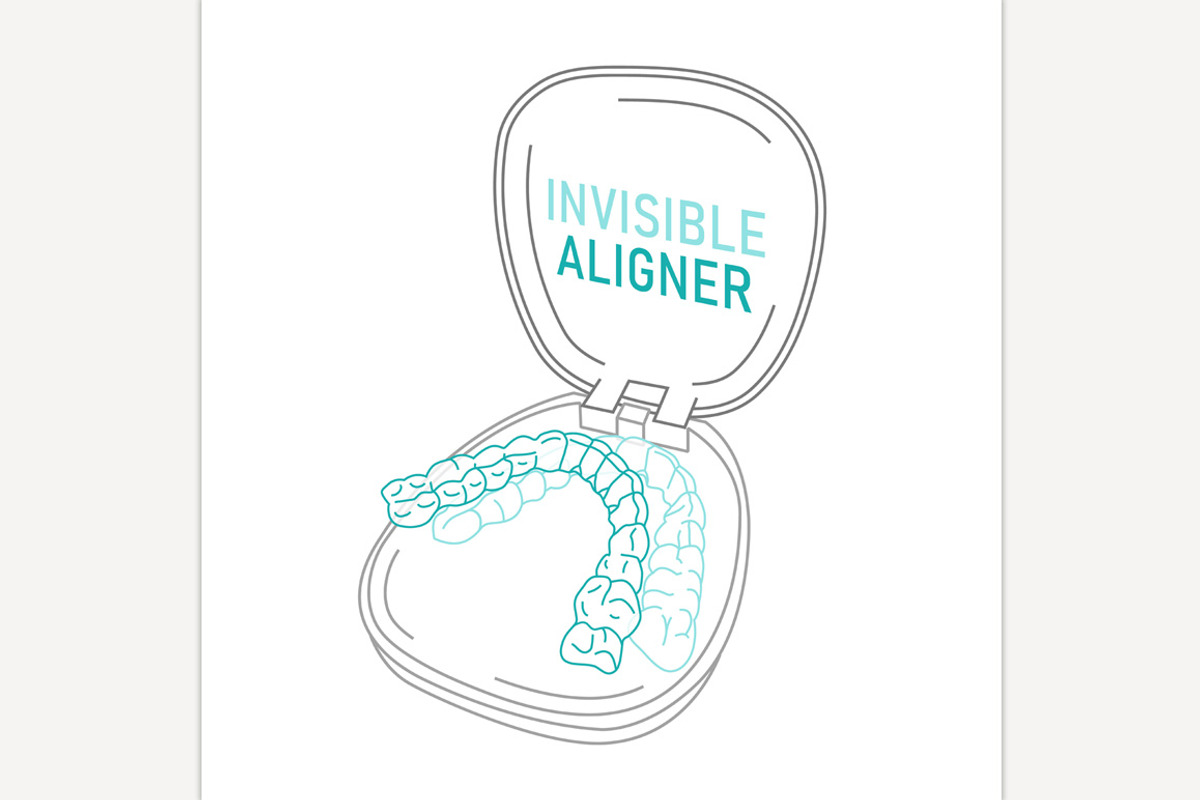 Orthodontic silicone trainer., an Outline Icon by Anna's Shop