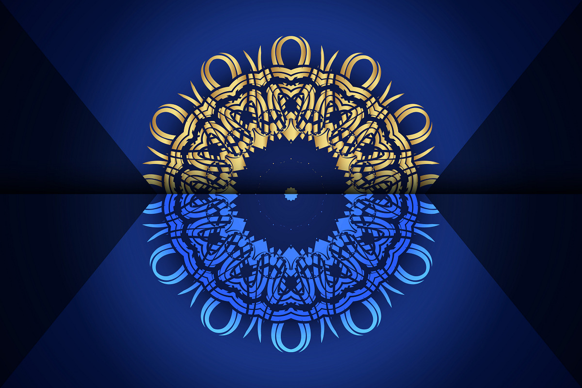 Mandala Oriental Floral art Bundle, a Background Graphic by NJ Himel (Photo 13 of 97)