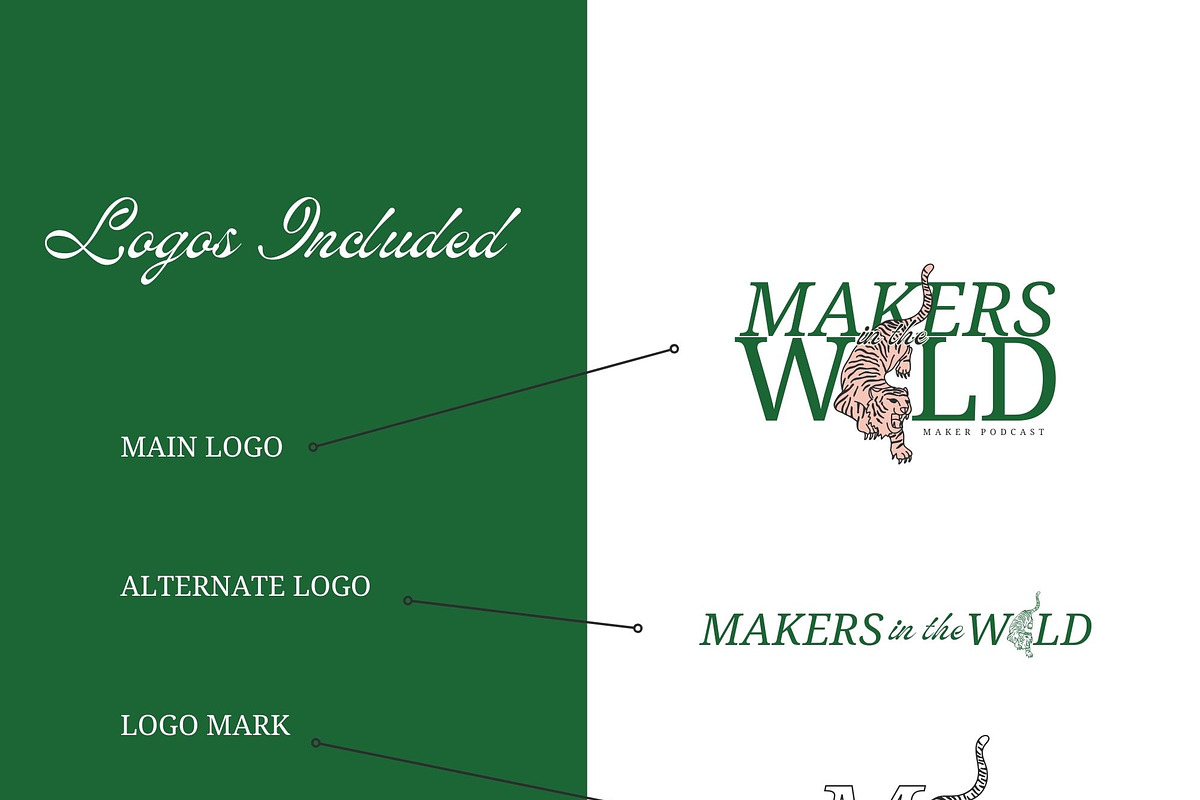Makers in the Wild DIY Brand Kit, a Branding & Logo Template by Hello Holly Studio (Photo 6 of 10)