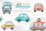 Watercolor Transport by land, an Object Graphic by Ana-Sakuta (Thumbnail 19 of 22)