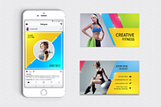 Fitness Social Media Kit, a Social Media Template by Jaisivakumar (Thumbnail 8 of 12)