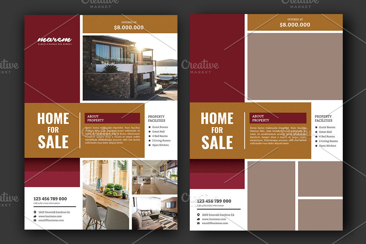 Real Estate Flyer, a Flyer Template by Saphari (Photo 3 of 4)