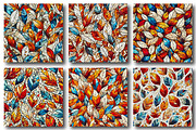 Colorful Mosaic of Autumn Seamless, an Illustration by DreamPrint404 (Thumbnail 4 of 5)