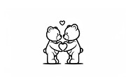 Cute Teddy Bear Love Vector Bundle, an Illustration by Designs_River (Thumbnail 27 of 51)
