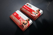 Fitness Bsuiness Card, a Print Template by GreenPixi (Thumbnail 1 of 2)
