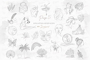Minimalist Line Art Boho doodles 149, an Illustration by Drawberx (Thumbnail 4 of 16)