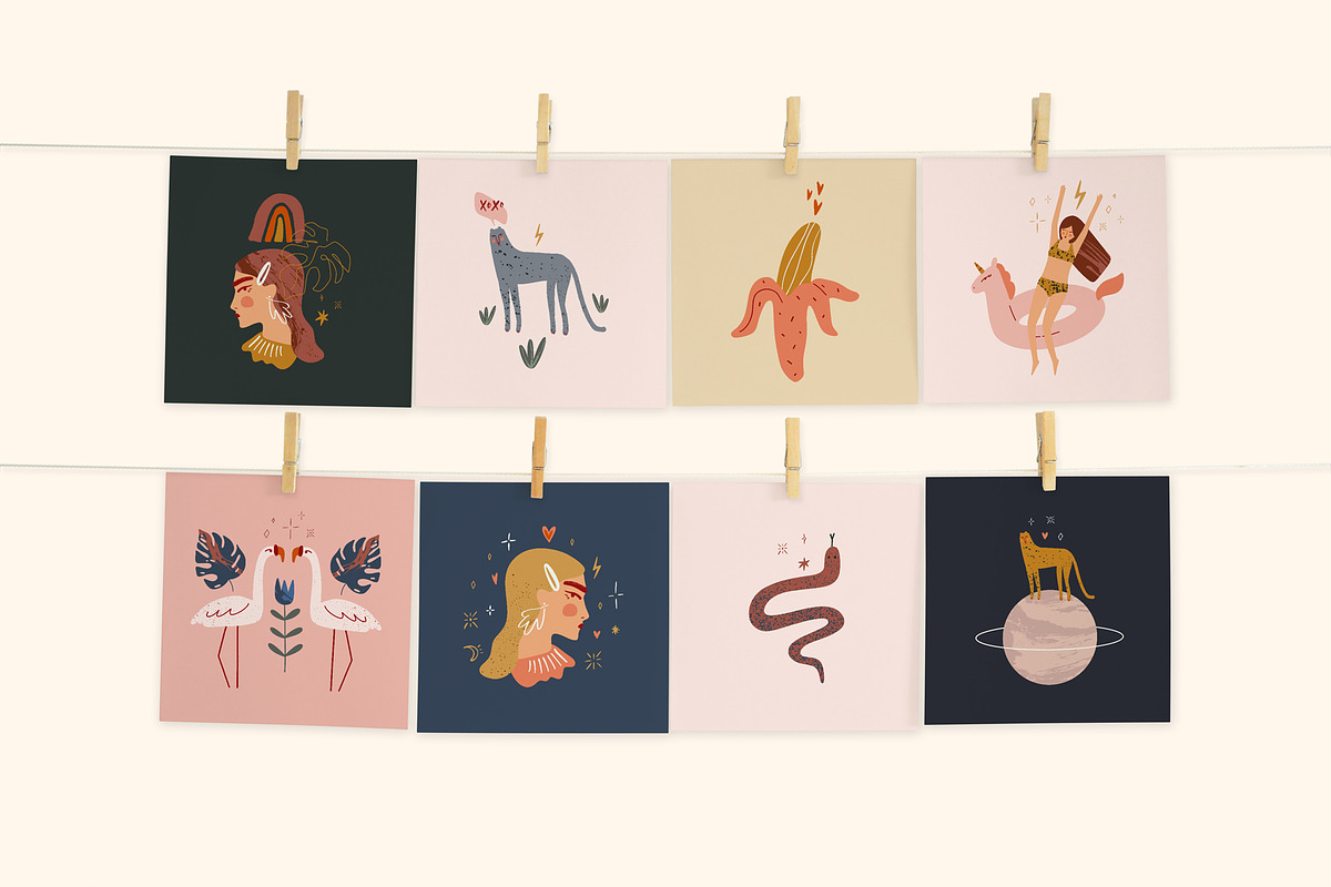 Vacay Bundle, an Animal Illustration by Annie Konst (Photo 3 of 25)