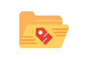 Tag Flat Icon, a Duotone Icon by Pexelpy (Thumbnail 1 of 2)