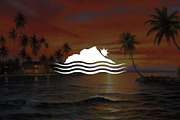Tropical Island Sunset Logo, a Branding & Logo Template by Luxury Logos (Thumbnail 2 of 4)