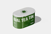 Oval Tea Tin Mockup, a Household Mockup by Unerispace (Thumbnail 3 of 3)