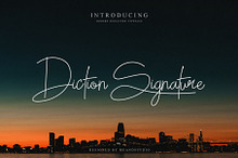 Diction Signature – Handwritten Font