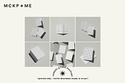 US A2 greeting card mockup set, a Merchandise Mockup by MCKP*ME (Thumbnail 2 of 7)