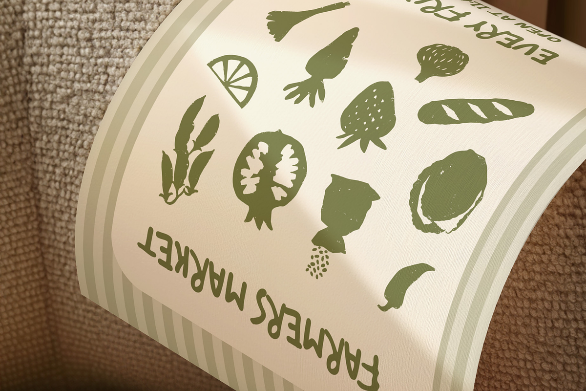 Farmers Market: 100+ Textured Food, a Food Illustration by Veyla (Photo 11 of 15)