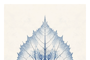Role Co. Cyanotype Leaf in Symmetry, a Texture Illustration by milatovar (Thumbnail 9 of 21)