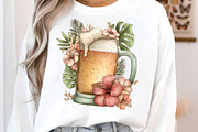 Watercolor Summer Beer Clipart, an Illustration by SinaCreation (Thumbnail 4 of 9)