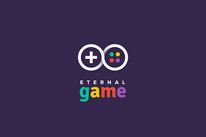 Gamepad vector logotype