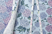 Hydrangea | Vector patterns set, a Pattern Graphic by Tanya Vollar (Thumbnail 2 of 9)