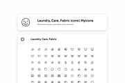 Laundry Symbols, Washing Line icons, an Outline Icon by Myicons (Thumbnail 5 of 5)