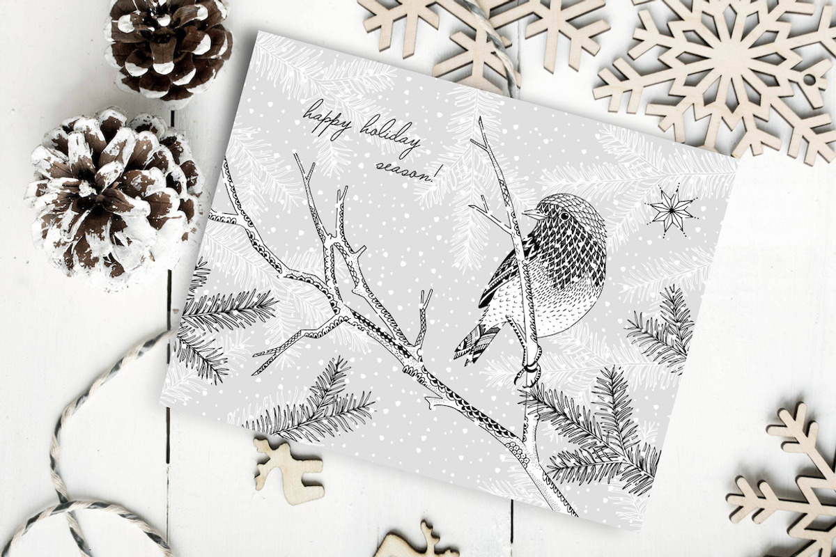 Winter Forest Animals - Hand Drawn, an Animal Illustration by Franzi draws (Photo 3 of 4)