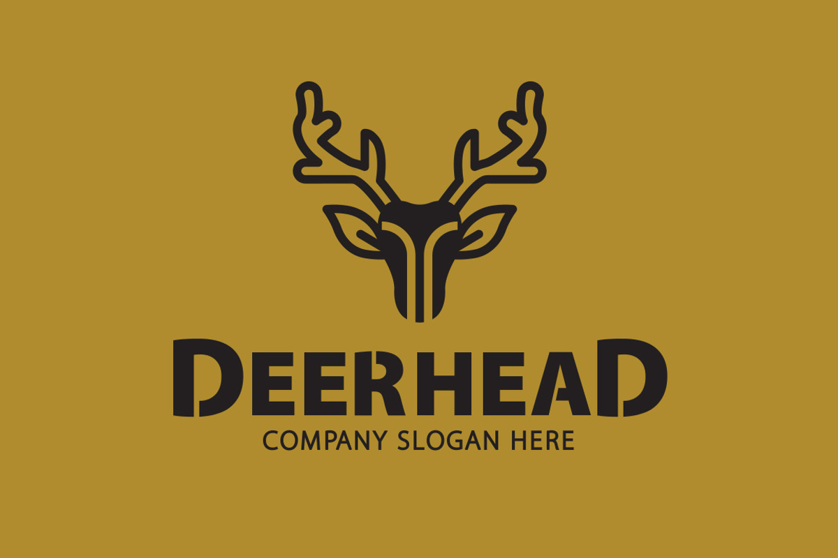 Deer Head Logo, a Branding & Logo Template by Creative Dezing (Photo 3 of 6)