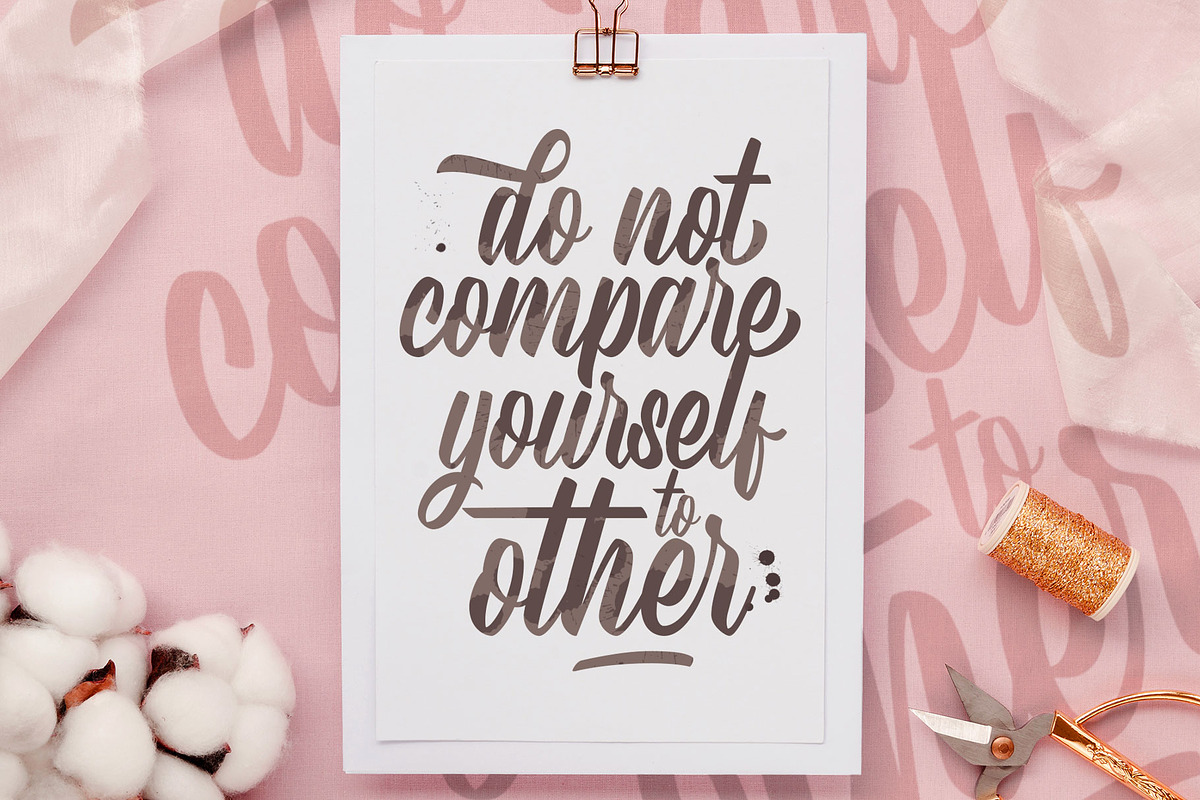 SALE! Sharely - Beautiful Brush Font, a Script Font by Arterfak Project (Photo 2 of 12)