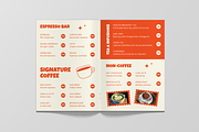 Coffee Shop Menu Bifold Brochure, a Brochure Template by Annora Studio (Thumbnail 2 of 6)