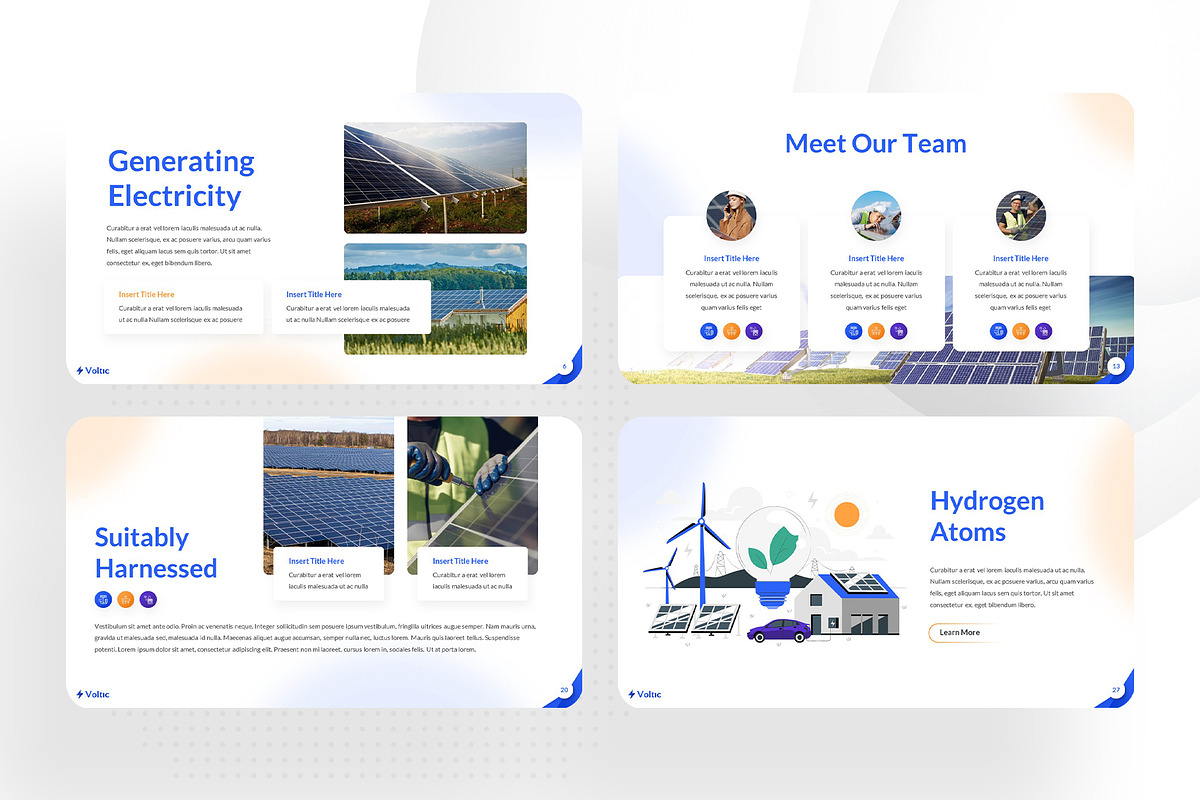 Voltic - Presentation Template, a Presentation Template by Interpitch (Photo 2 of 8)