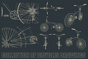 Bicycles drawings Set, an Illustration by Blacklight (Thumbnail 5 of 8)