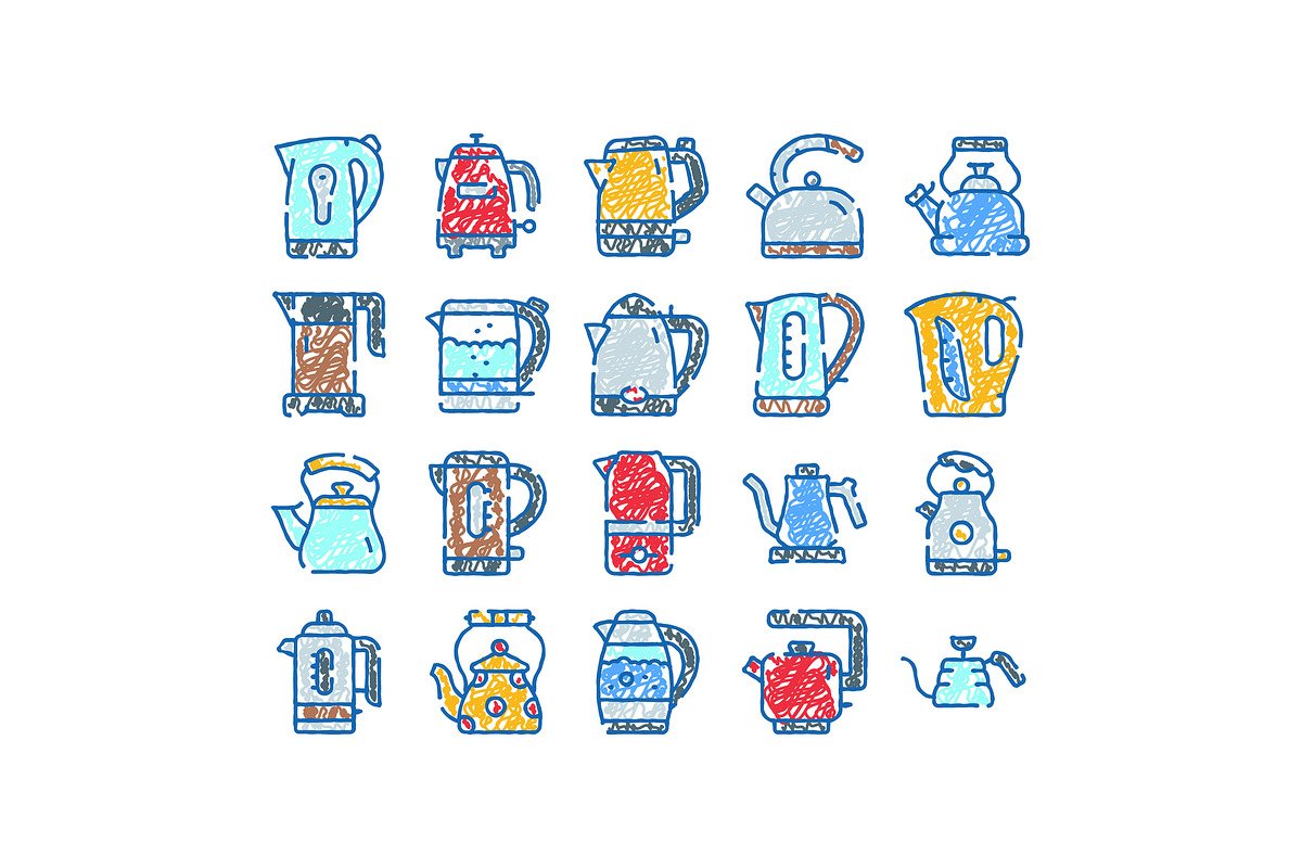 Kettle appliance collection for, an Object Graphic by pikepicture (Photo 1 of 3)