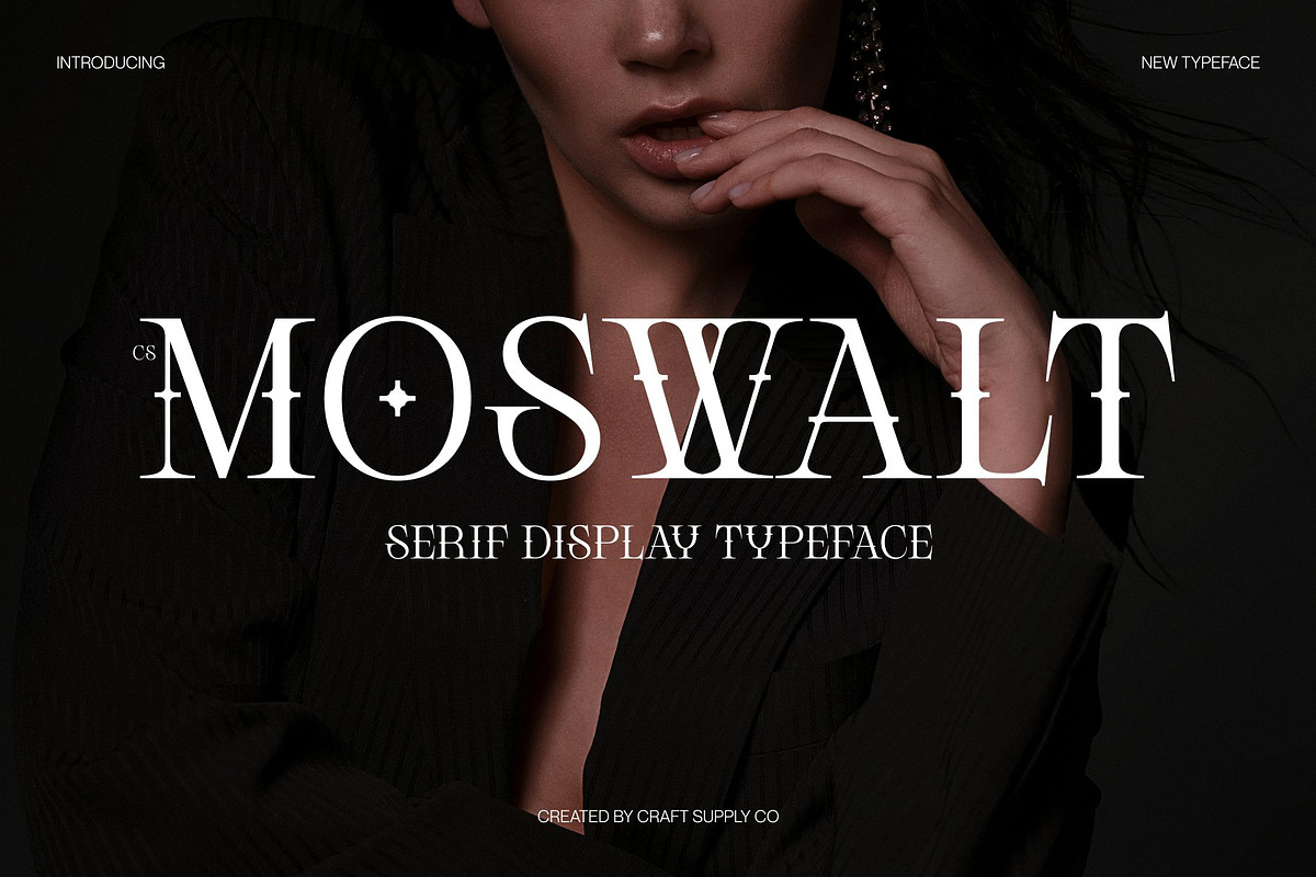 CS Moswalt – Modern Serif Font, a Serif Font by Craft Supply Co. (Photo 1 of 8)