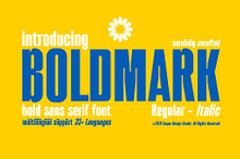 Boldmark - Bold Sans Serif Font