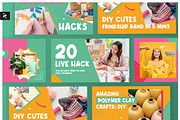 Creative DIY Youtube Thumbnail, a Social Media Template by Neermana (Thumbnail 1 of 2)