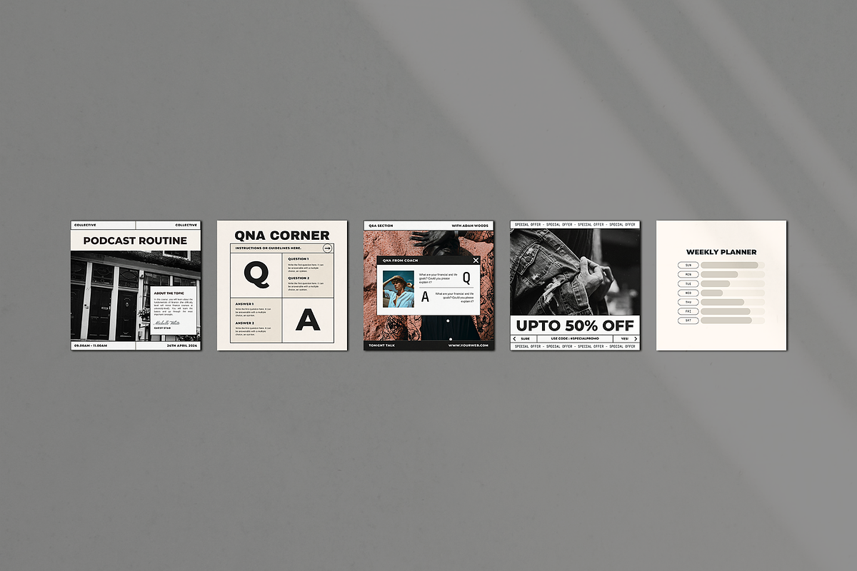 Versatile Instagram Kit, a Social Media Template by Analogi Studio (Photo 6 of 7)