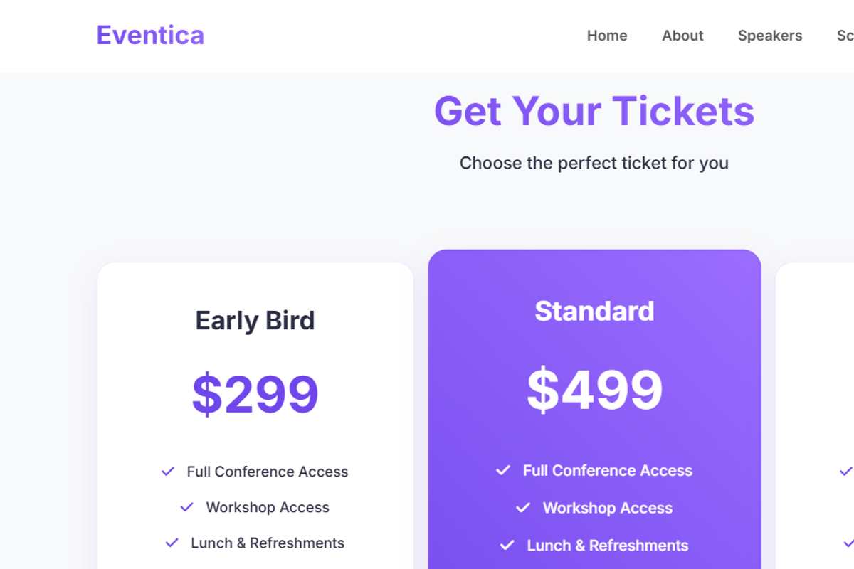 Modern Event & Webinar Landing Page, a HTML Template by StevenIMANZI (Photo 2 of 8)