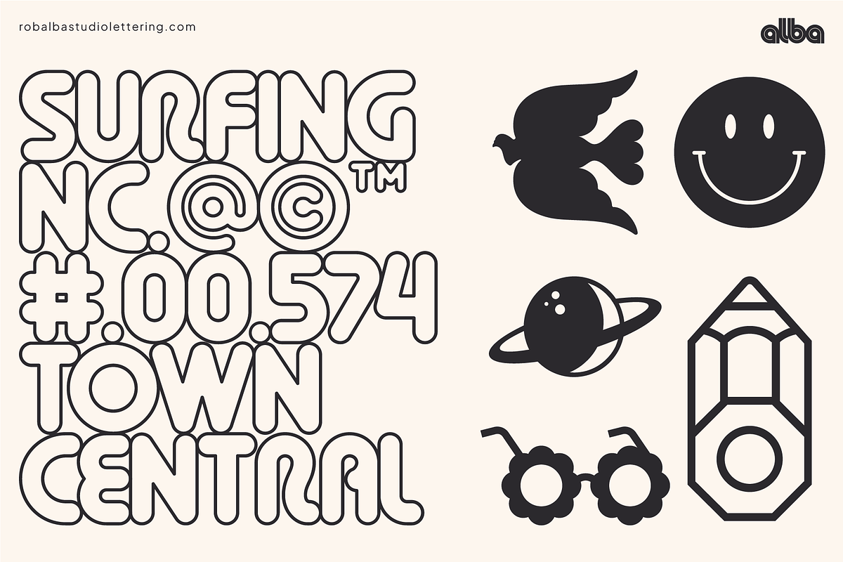 Risen Rounded, a Sans Serif Font by albatypefoundry (Photo 4 of 13)