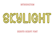 Skylight, a Script Font by FreshTypeINK (Thumbnail 1 of 8)